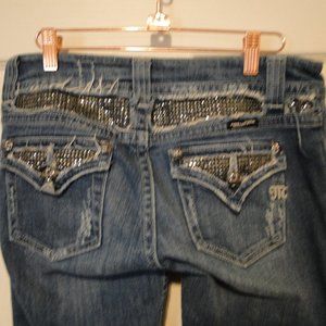 Miss Me Women's Jeans size 29 with Rhinestones